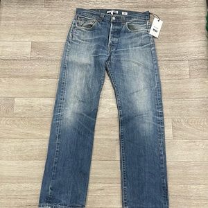(M59) Levi's Redone Distressed Vintage Denim Pants OOAK* - Size 24